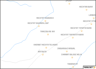 map of Aïn Tamezouine